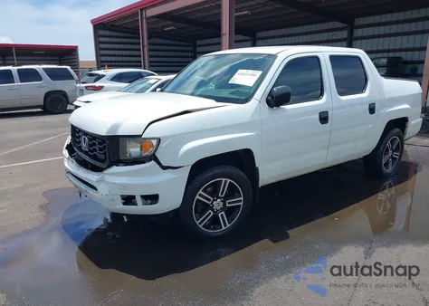 2013 Honda Ridgeline Sport from USA, damaged, VIN 5FPYK1F77DB017657